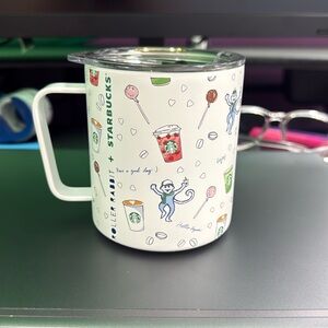 Rare Sold Out Starbucks Roller Rabbit Christmas Holiday Collab Camp Mug